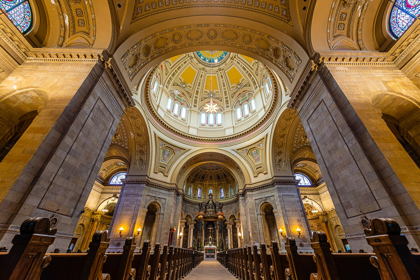 The interior of the St Paul’s Cathedral 