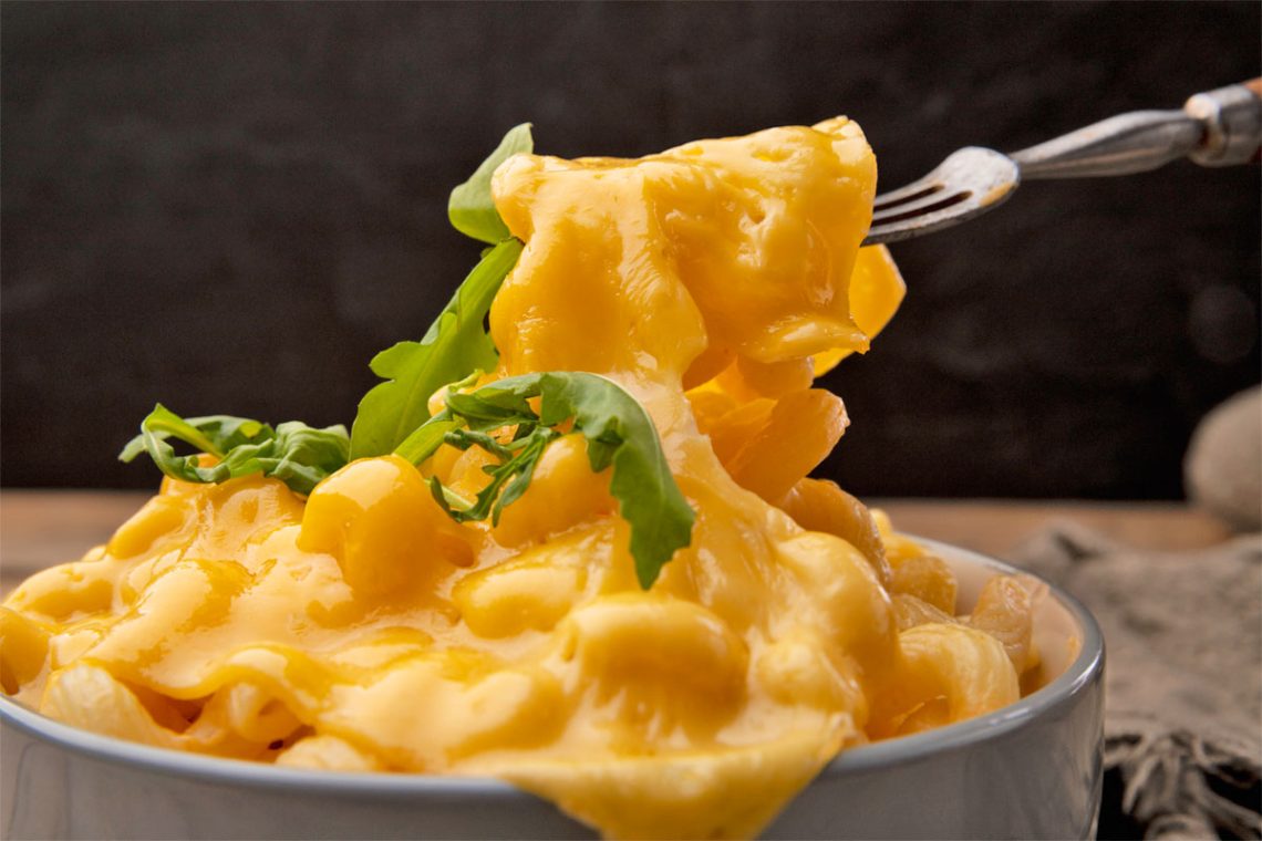 Melted mac and cheese 