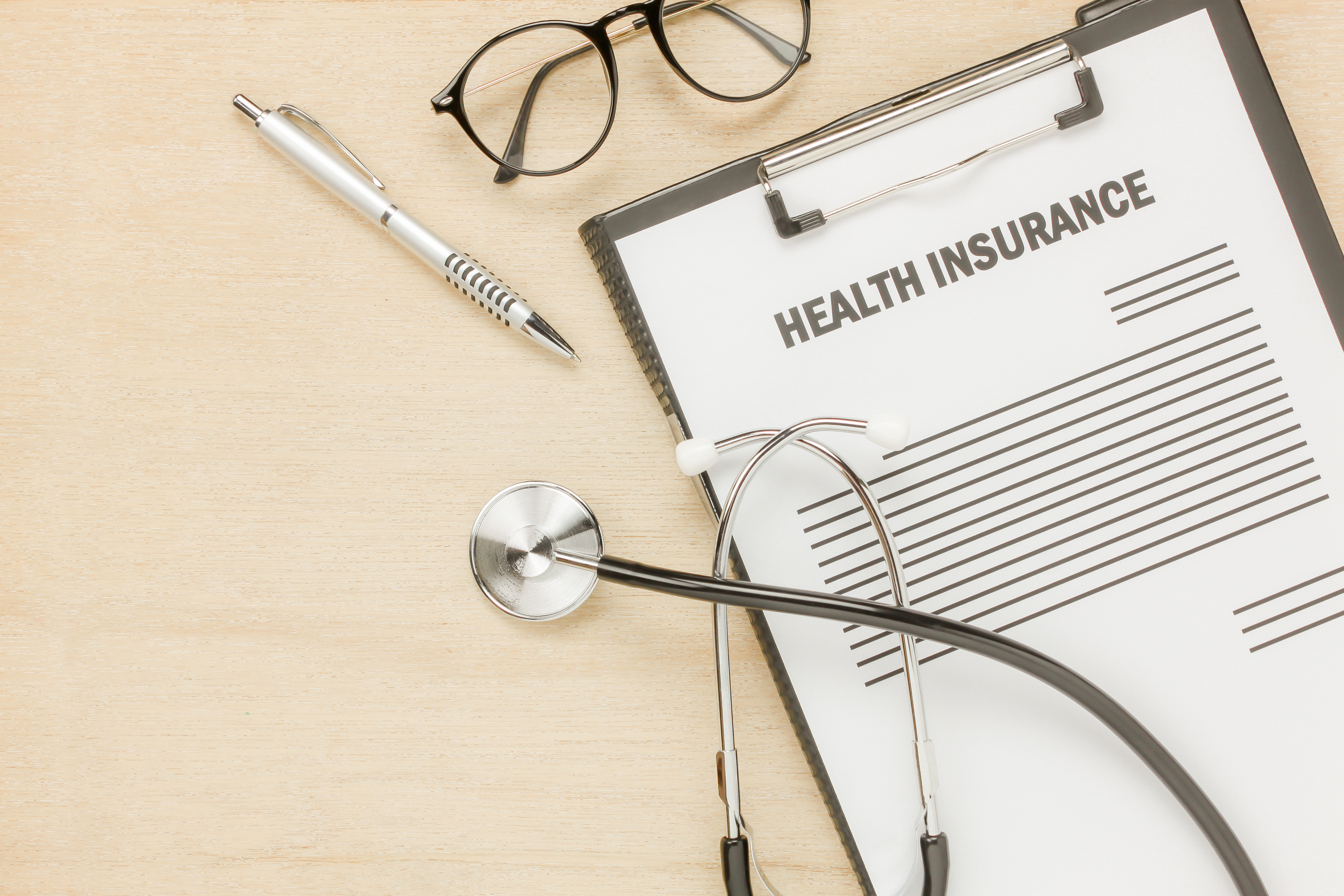 Health insurance form and healthcare 